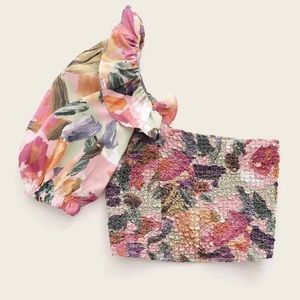 Brush Stroke Crop Top